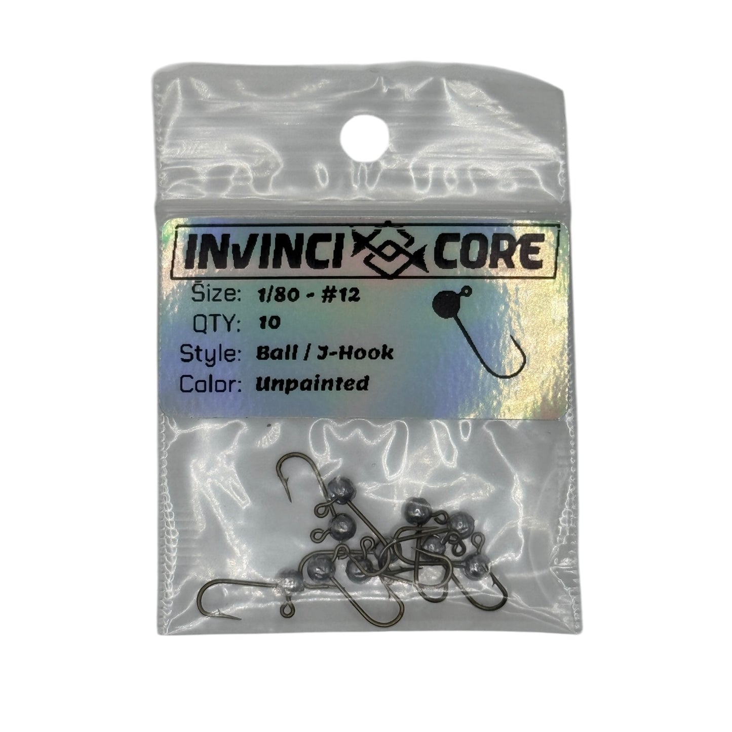 Jig Head 1/80oz #12 Round Bend Hook